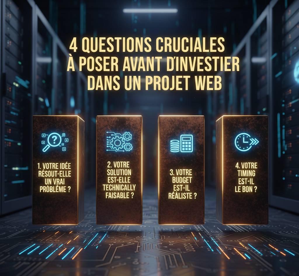 4 Questions Cruciales à Poser AVANT d'Investir dans un Projet Web